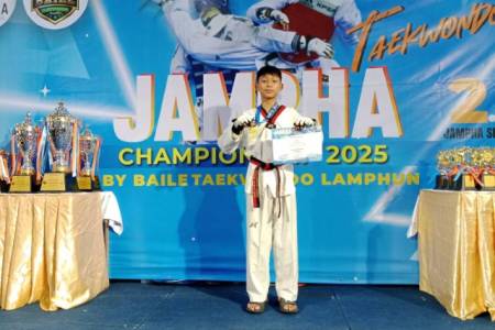 โรงเรียนจักรคำคณาทร จังหวัดลำพูน ขอแสดงความยินดีกับ  เด็กชายภูดิส น้อยหารี ได้รับรางวัลเหรียญเงิน การแข่งขัน Kyorugi-Cadet Male 13-14y/o C.37-41kg