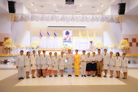 พิธีถวายเครื่องราชสักการะและวางพานพุ่ม และพิธีจุดเทียนถวายพระพรชัยมงคล เนื่องในโอกาสวันเฉลิมพระชนมพรรษาพระบาทสมเด็จพระเจ้าอยู่หัว 28 กรกฎาคม 2568
