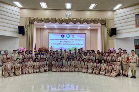 การฝึกอบรมทบทวนกิจกรรมลูกเสือ-เนตรนารีและผู้บำเพ็ญประโยชน์ ประจำปีการศึกษา 2569 วันพุธที่ 17 มิถุนายน 2569 กองลูกเสือโรงเรียนจักรคำคณาทร จังหวัดลำพูน ได้จัดการอบรมทบทวนวิชาผู้กำกับลูกเสือสามัญรุ่นใหญ่ ประจำปีการศึกษา 2569 เพื่อให้ครูและผู้บังคับบัญชา